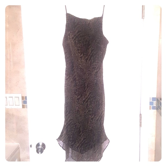 Harlow Dresses & Skirts - Snake Skin- spaghetti strap lined dress